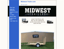 Tablet Screenshot of midwest-trailer.com